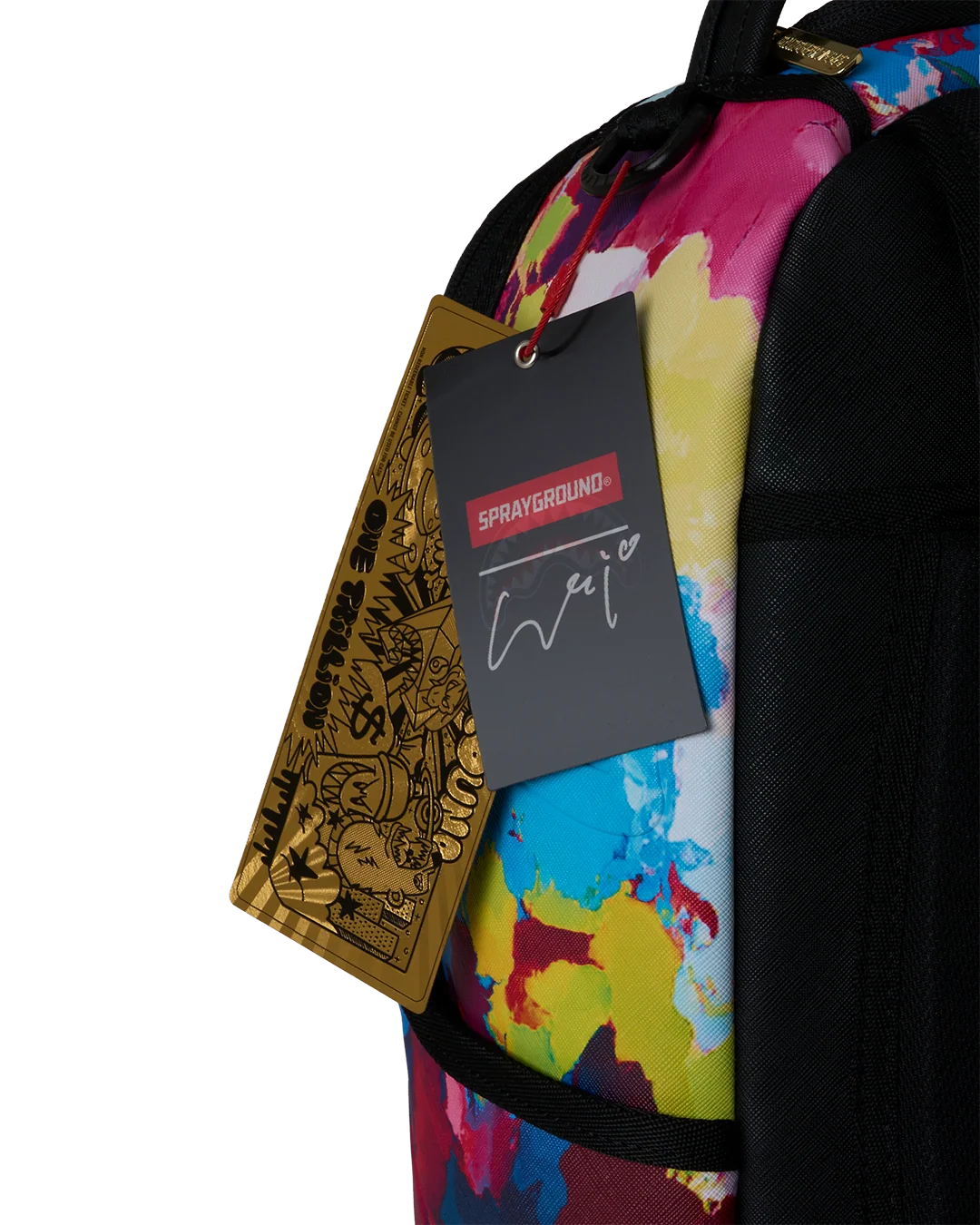 COLLABORATION HIDEKI SAIJO ABSTRACT FLOW BACKPACK