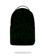 GLOW THE SPACE BACKPACK (GLOW IN THE DARK EFFECT)