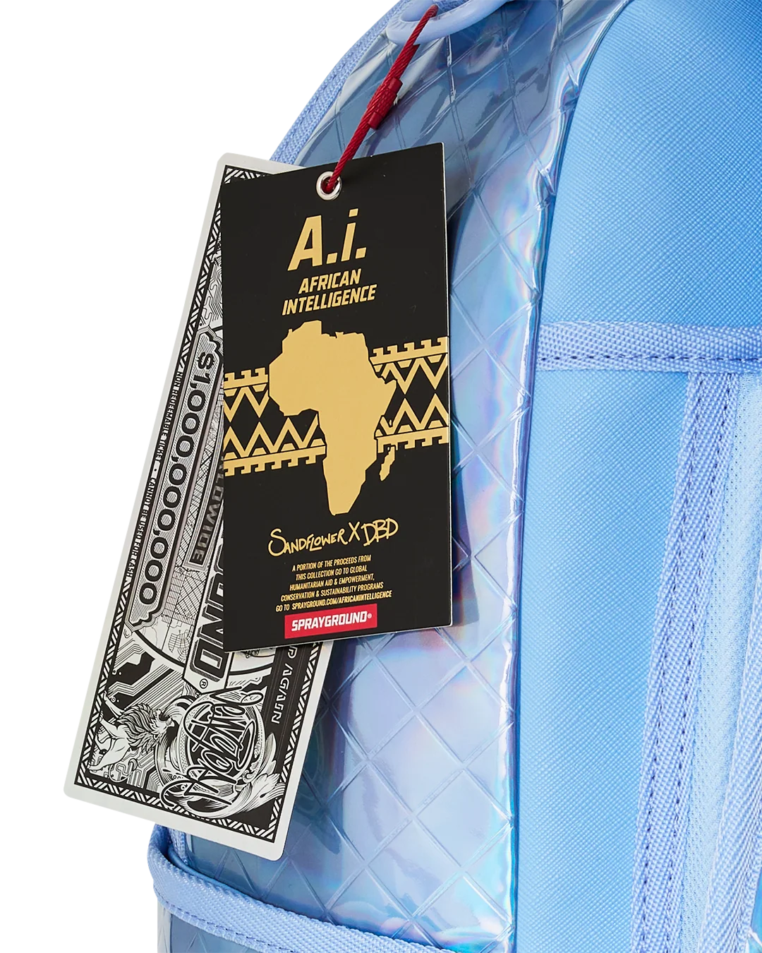 A.I. AFRICAN INTELLIGENCE THE OCEAN WITHIN BACKPACK - SANDFLOWER COLLAB