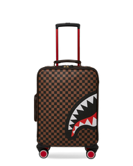 EXTERIOR GOLD ZIP POCKET SHARKS IN PARIS JETSETTER CARRY-ON LUGGAGE