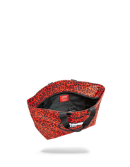 RED LEOPARD LIPS TOTE