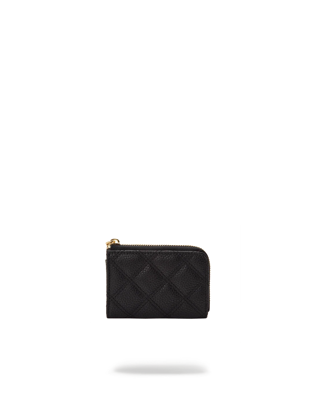 NOIR QUILT GOLD CHAIN SHARK WALLET