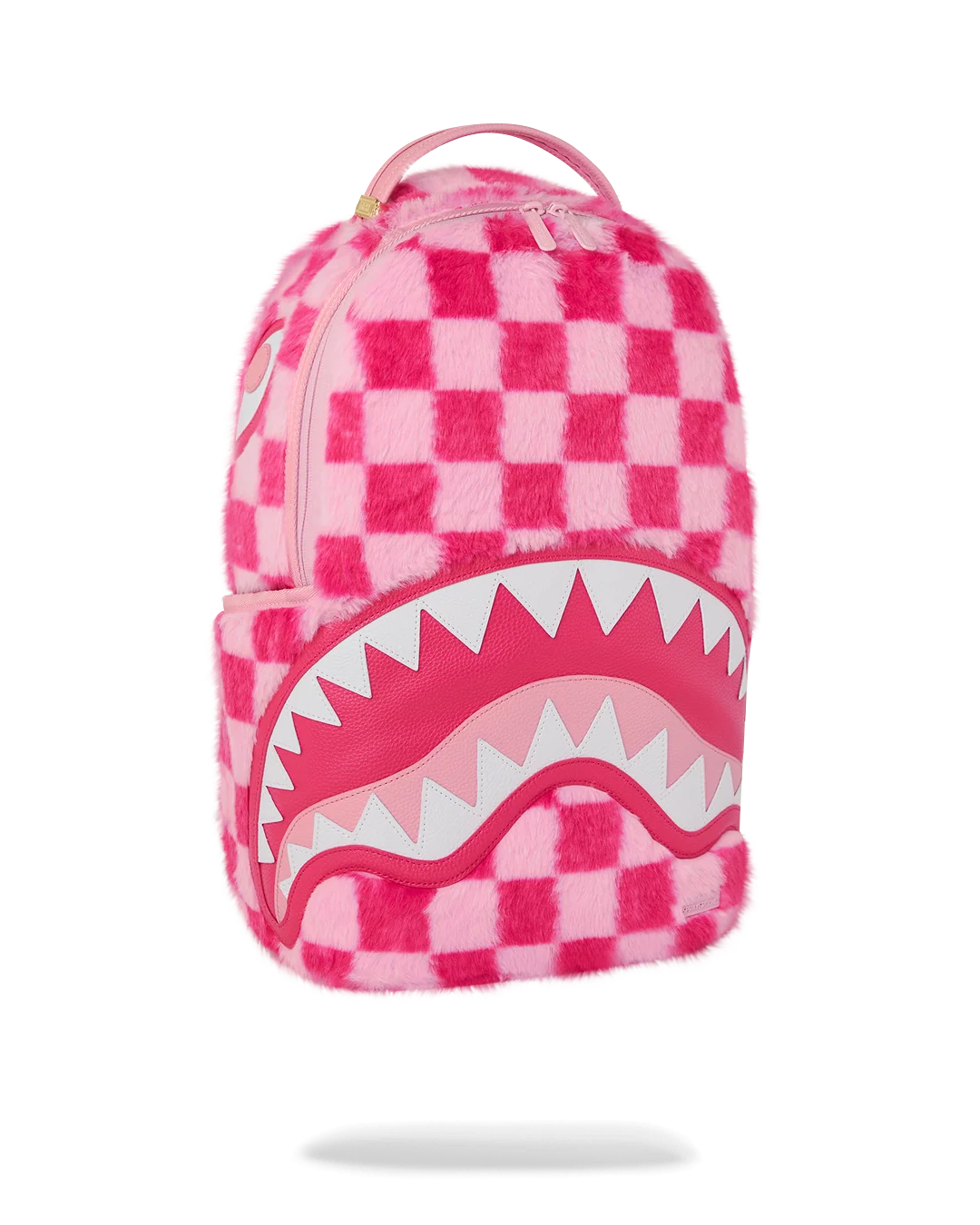FURZILLA SHARK (PINK CHECK) BACKPACK