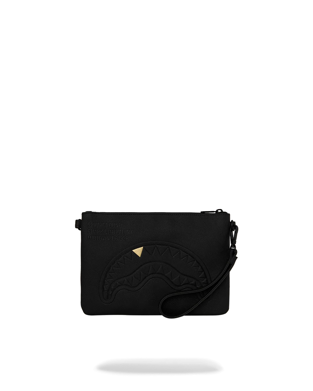 THE GOLDEN FANG SHARK CROSSOVER CLUTCH