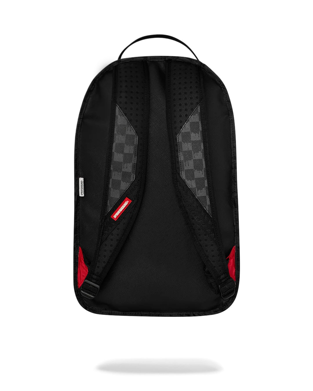 REVERSE MODE - PURPLE VELOUR TO BLACK CHECK BACKPACK