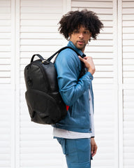 HEAVY METAL SHARK BLACK BACKPACK (DLXV)
