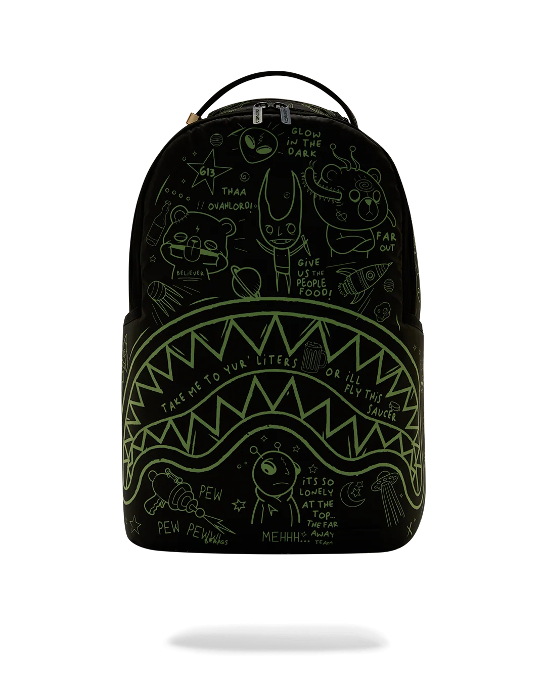 GLOW THE SPACE BACKPACK (GLOW IN THE DARK EFFECT)