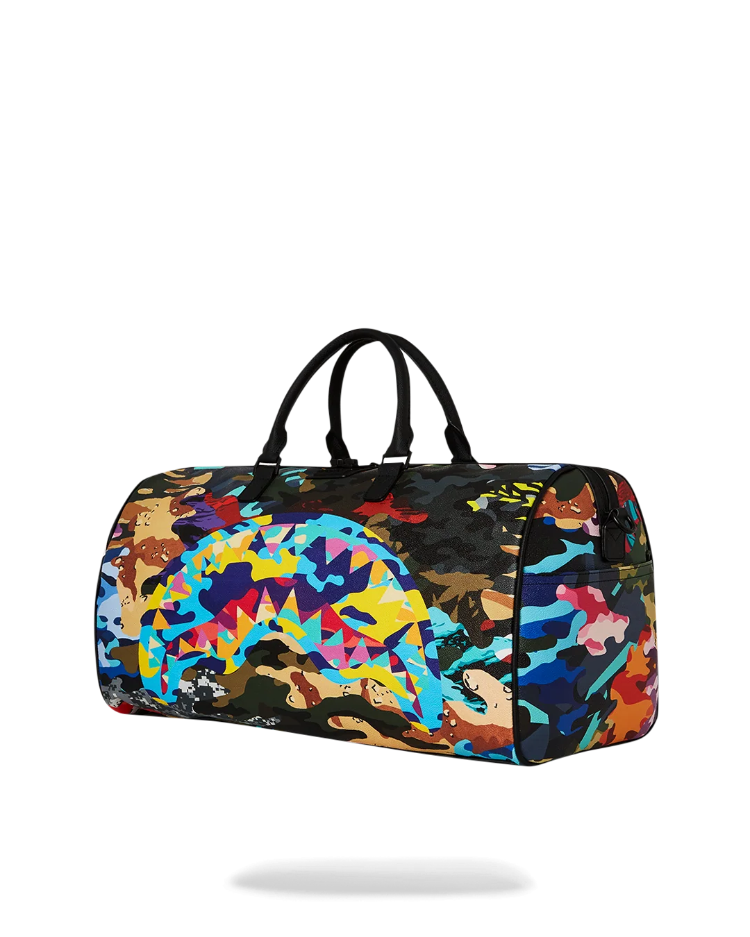 SLICED AND DICED CAMO DUFFLE