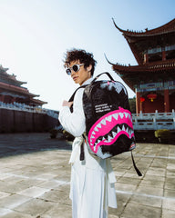 SHARK CENTRAL ACRYLIC ART DLX COTTON BACKPACK