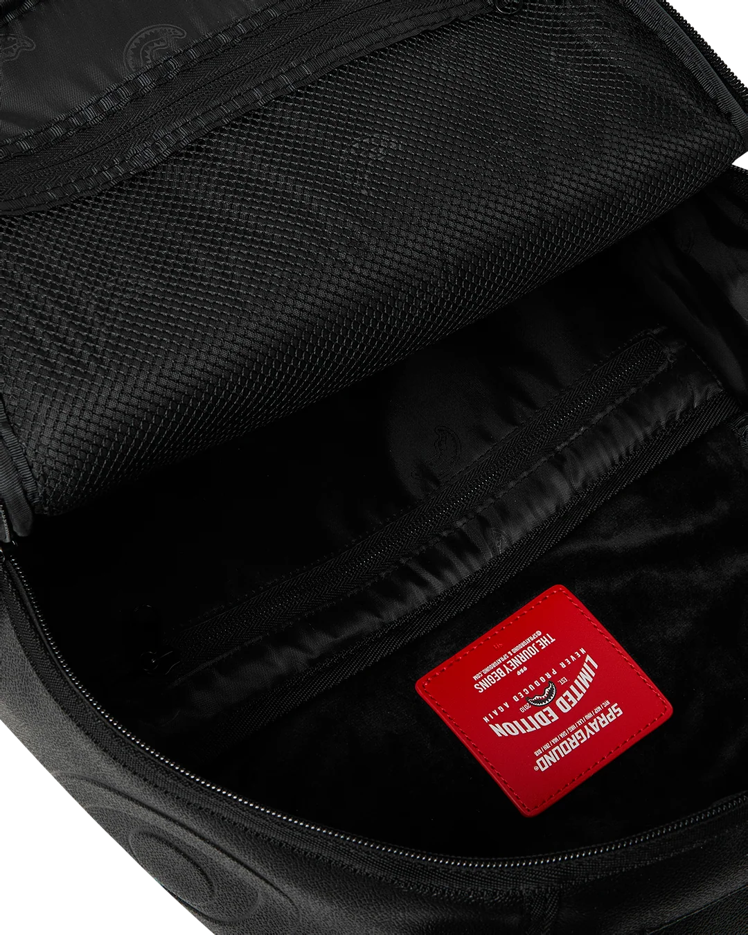 GOLD BRICK DRIP BLACK BACKPACK