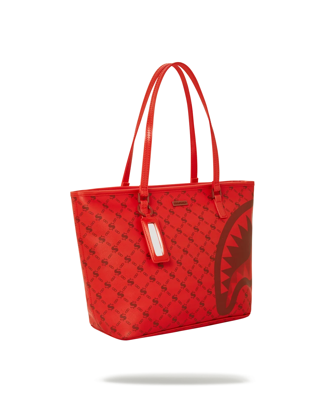 MONEY PATTERN BRICK TOTE