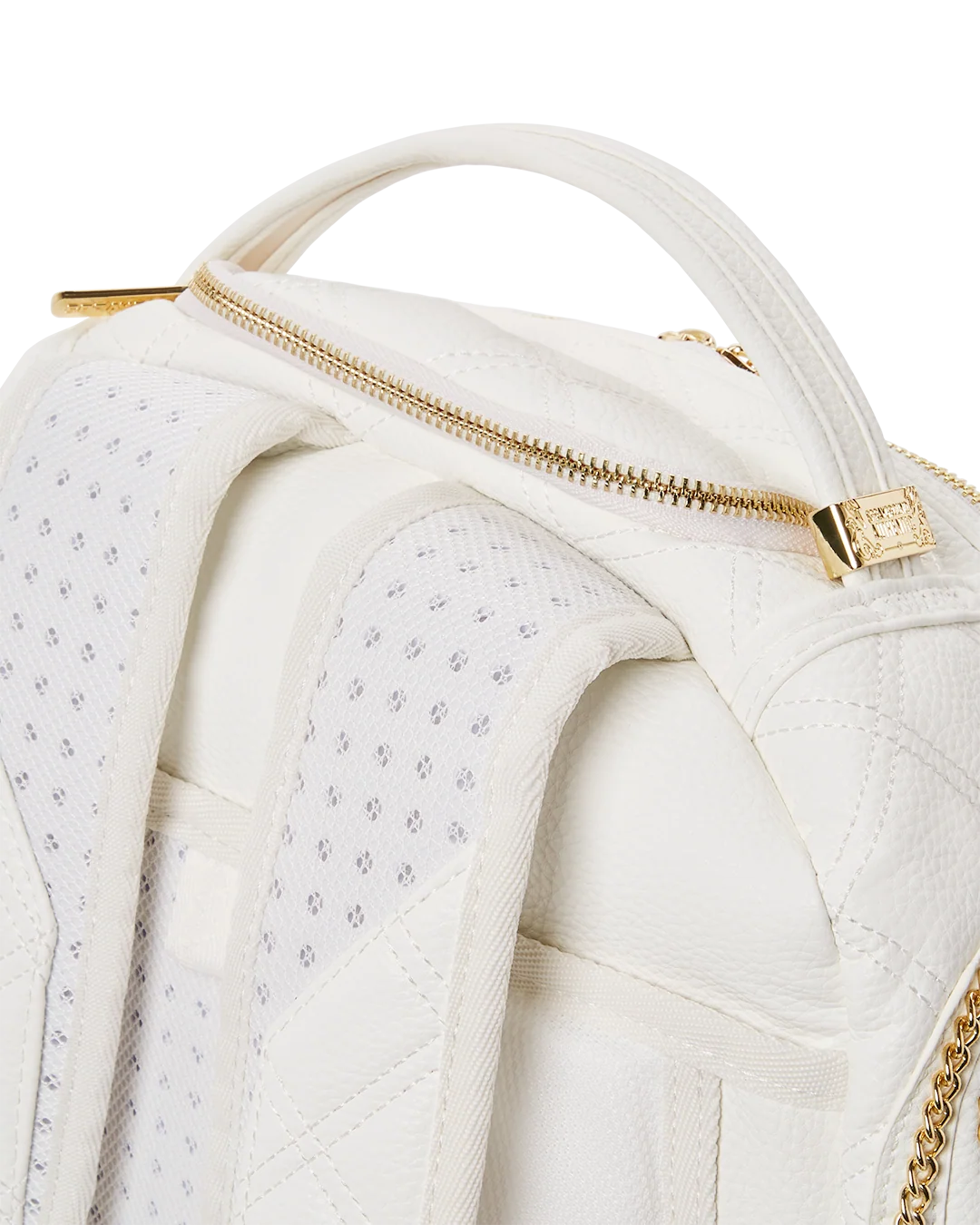 RIVIERA LE BLANC GOLD CHAIN SHARK BACKPACK (DLXV)