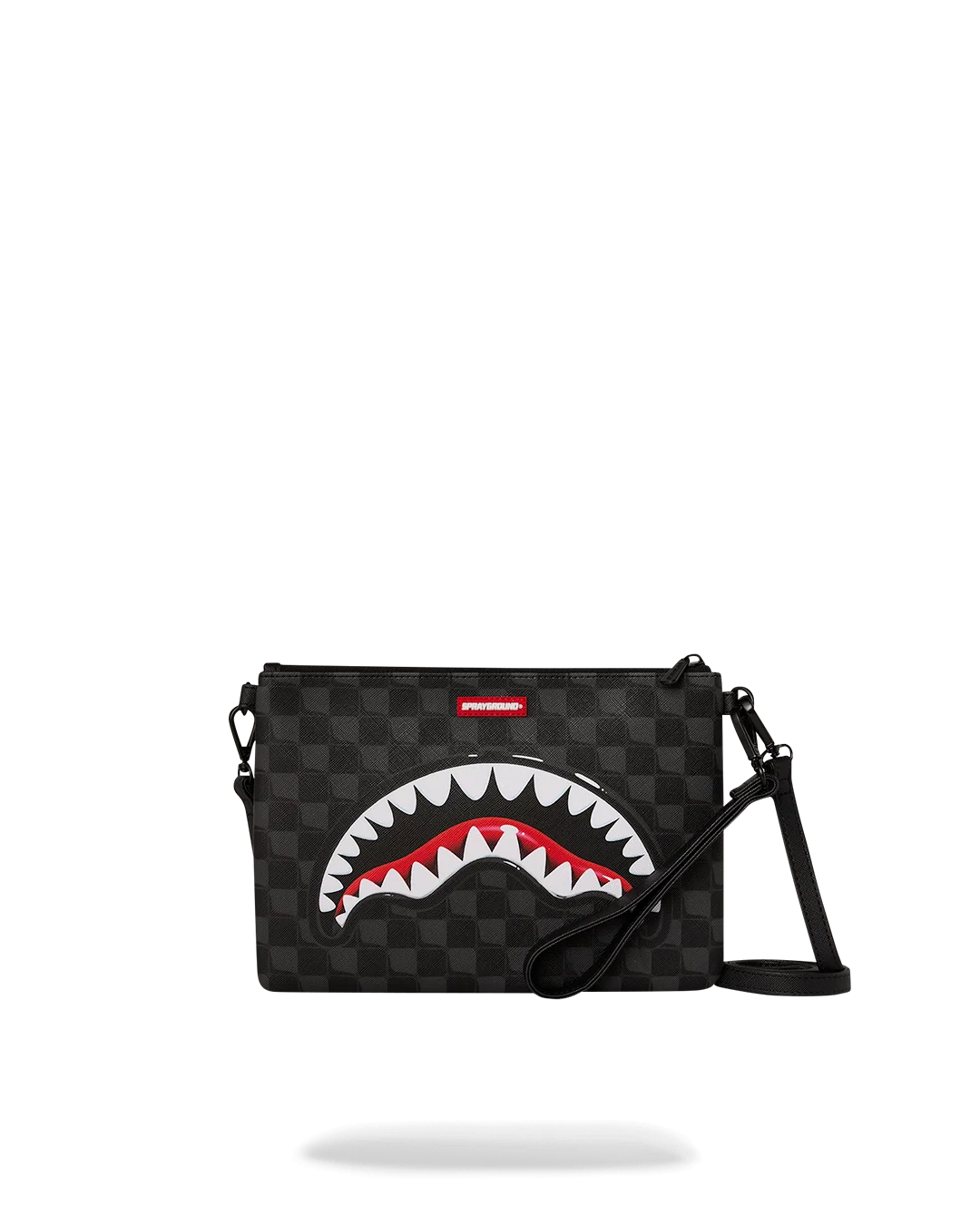 SHARKS IN PARIS HYPER PUFF CROSSOVER CLUTCH