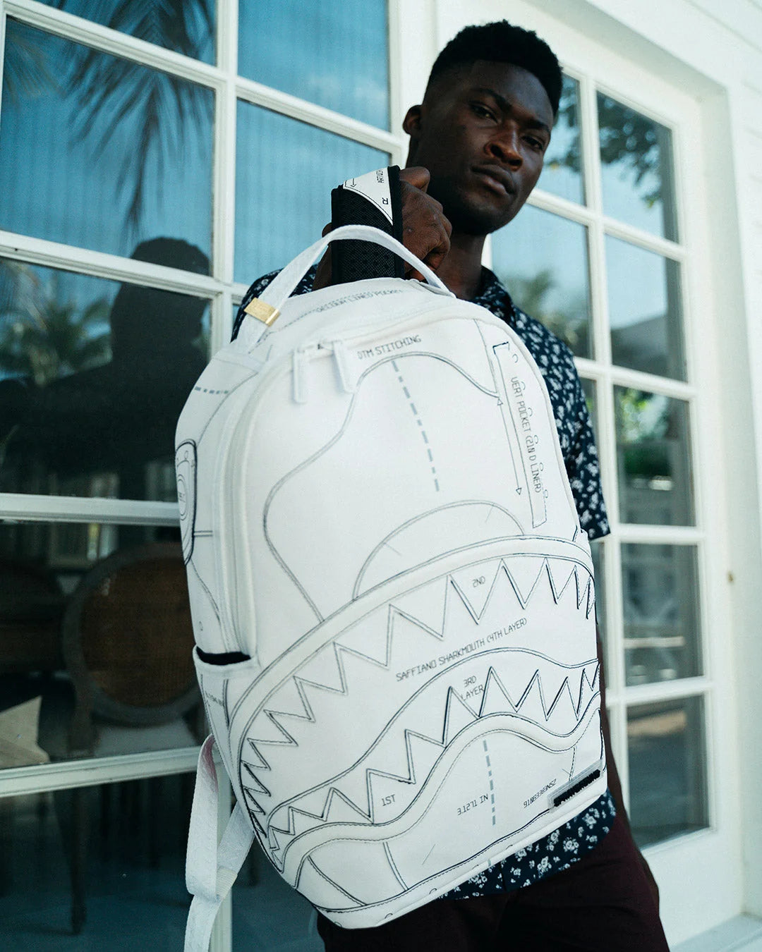 TECHNICAL CUT & SHARK BACKPACK (DLXV)