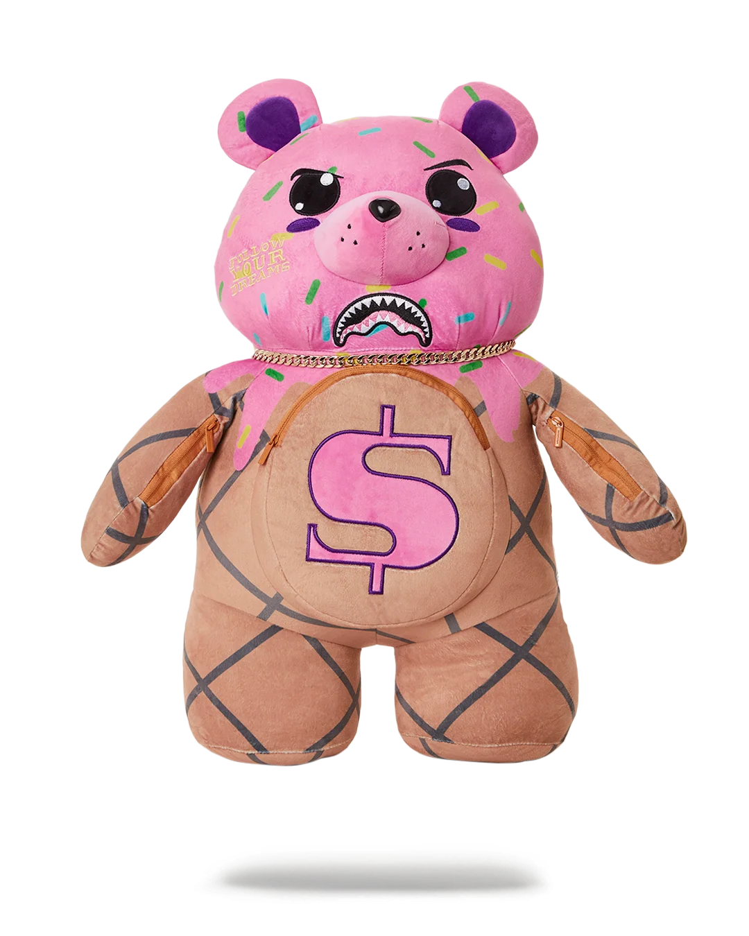I SCREAM MONEYBEAR TEDDYBEAR BACKPACK