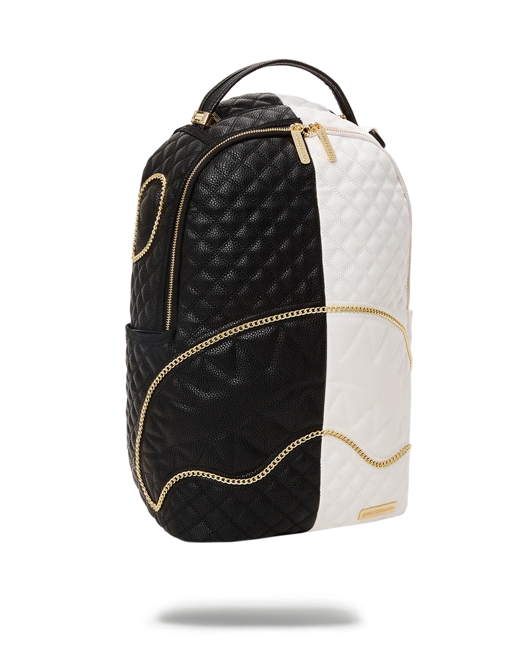 LEVELED UP SPLIT QUILT SHARK BACKPACK (DLXV)