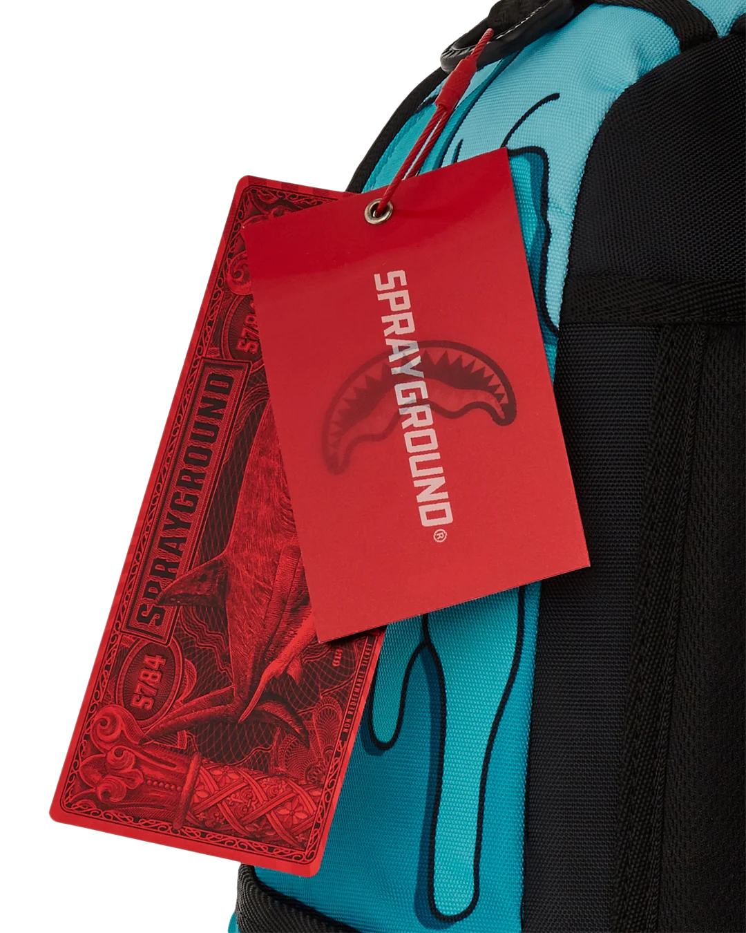 JORGE RODRIGUEZ THE ARTIST COLLAB DRIPS SHARKS BACKPACK