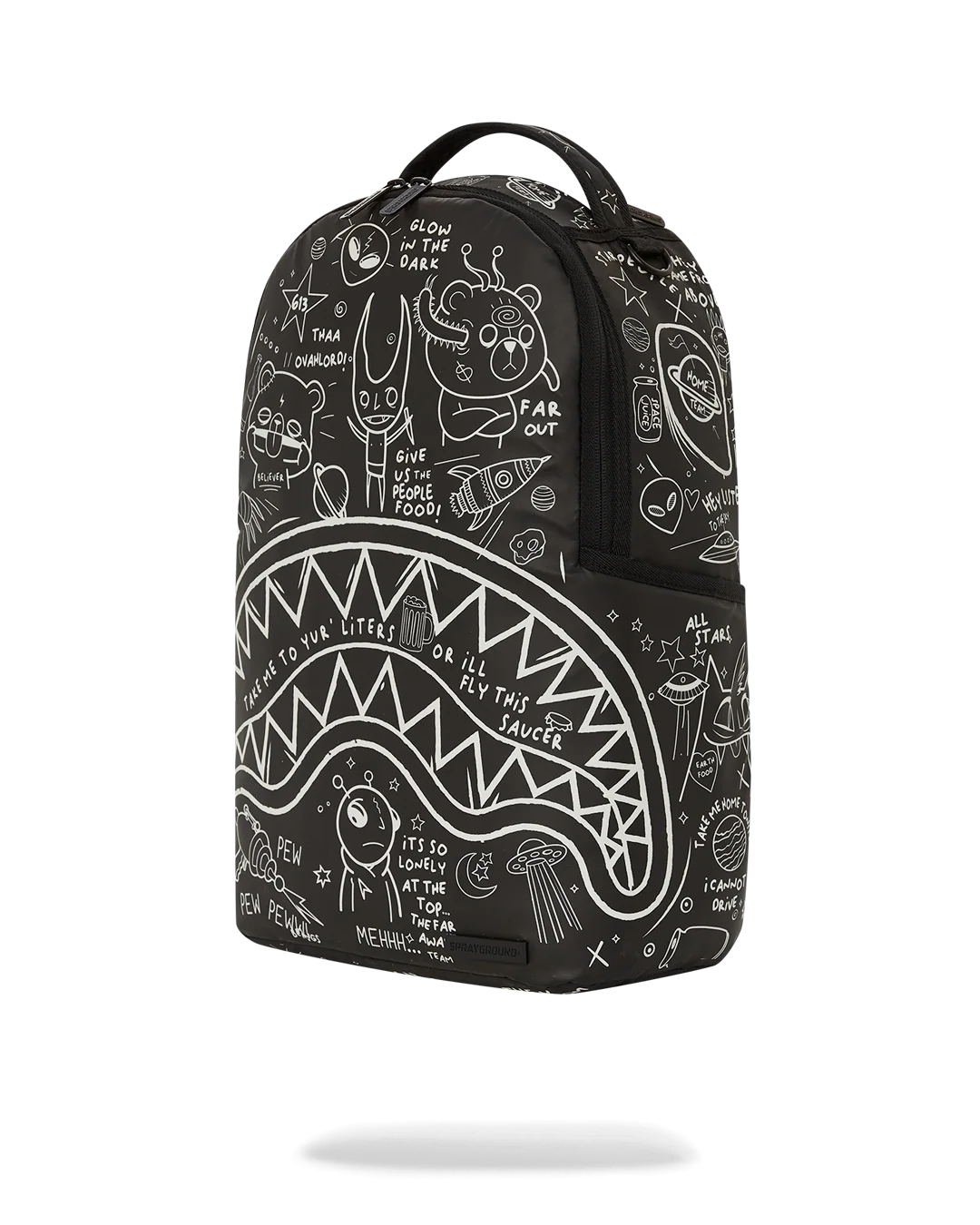 GLOW THE SPACE BACKPACK (GLOW IN THE DARK EFFECT)
