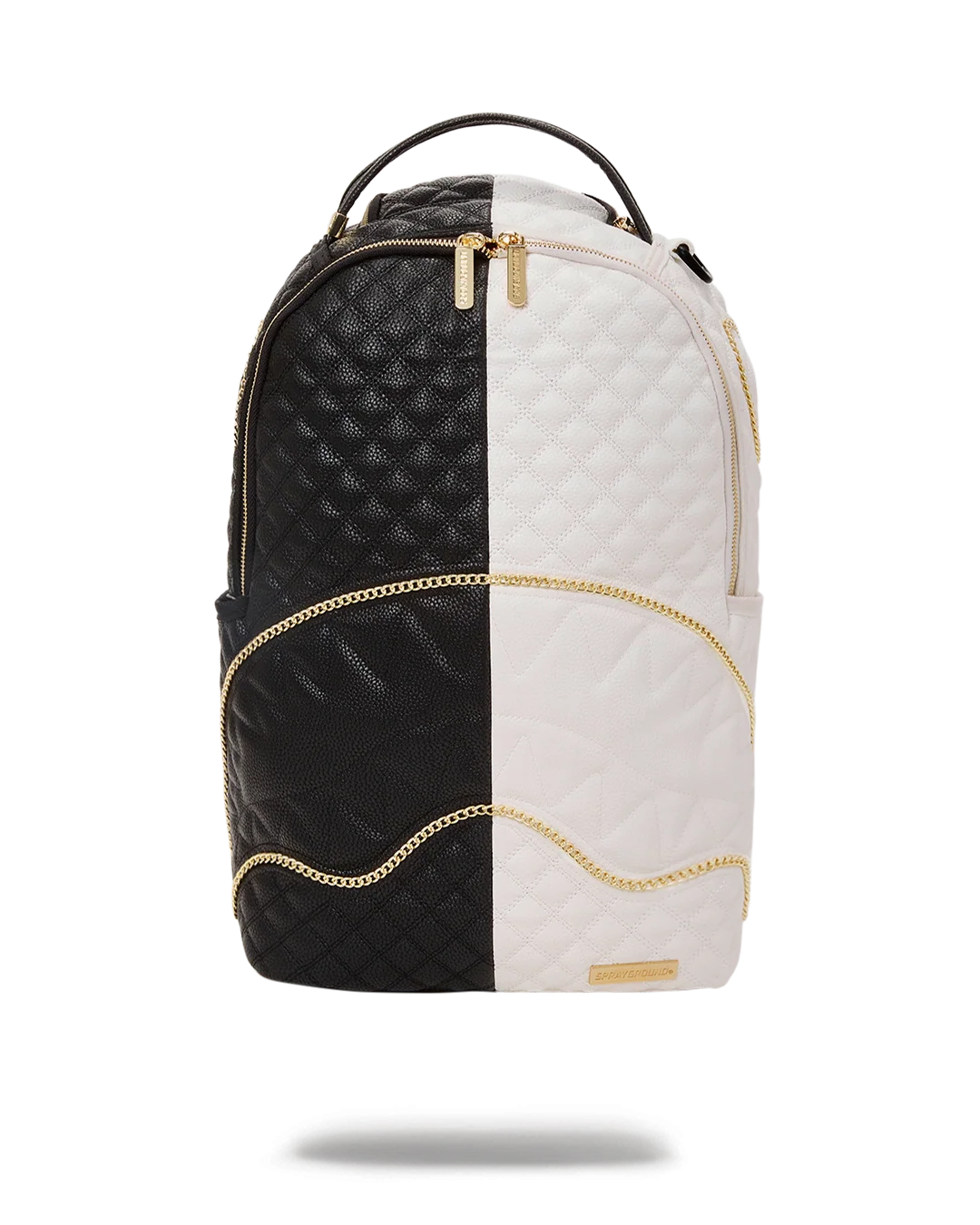 LEVELED UP SPLIT QUILT SHARK BACKPACK (DLXV)