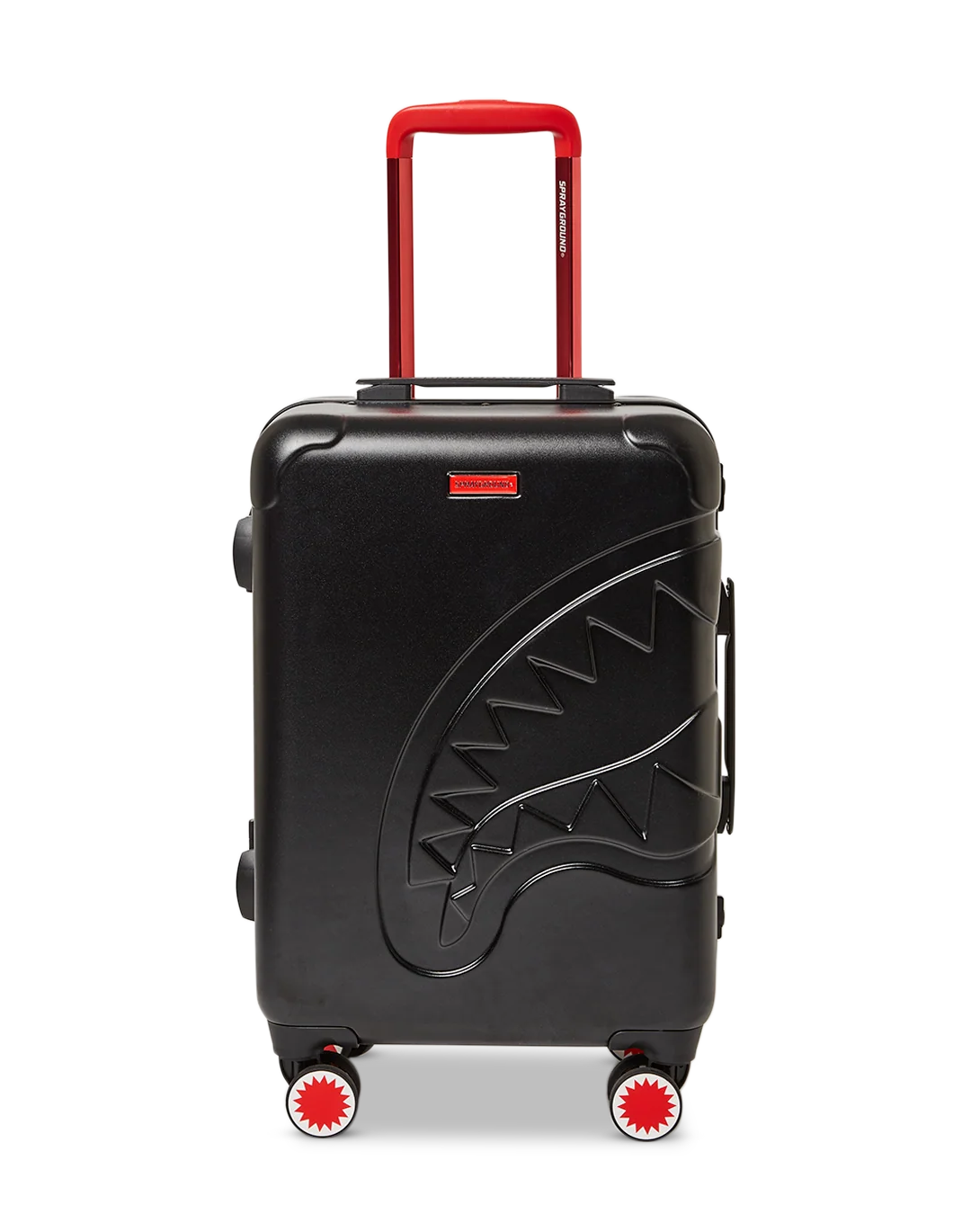 MOLDED SHARKITECTURE BLACK HARDSHELL CARRY-ON LUGGAGE