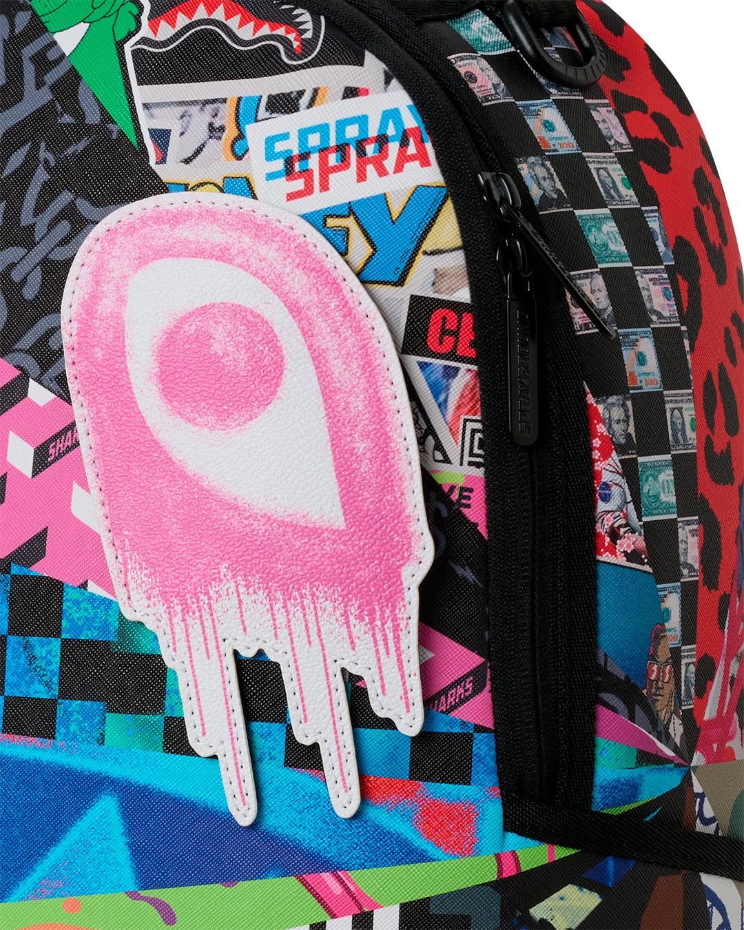 MOOD MODE 6 REMOVABLE VELCRO EYES BACKPACK