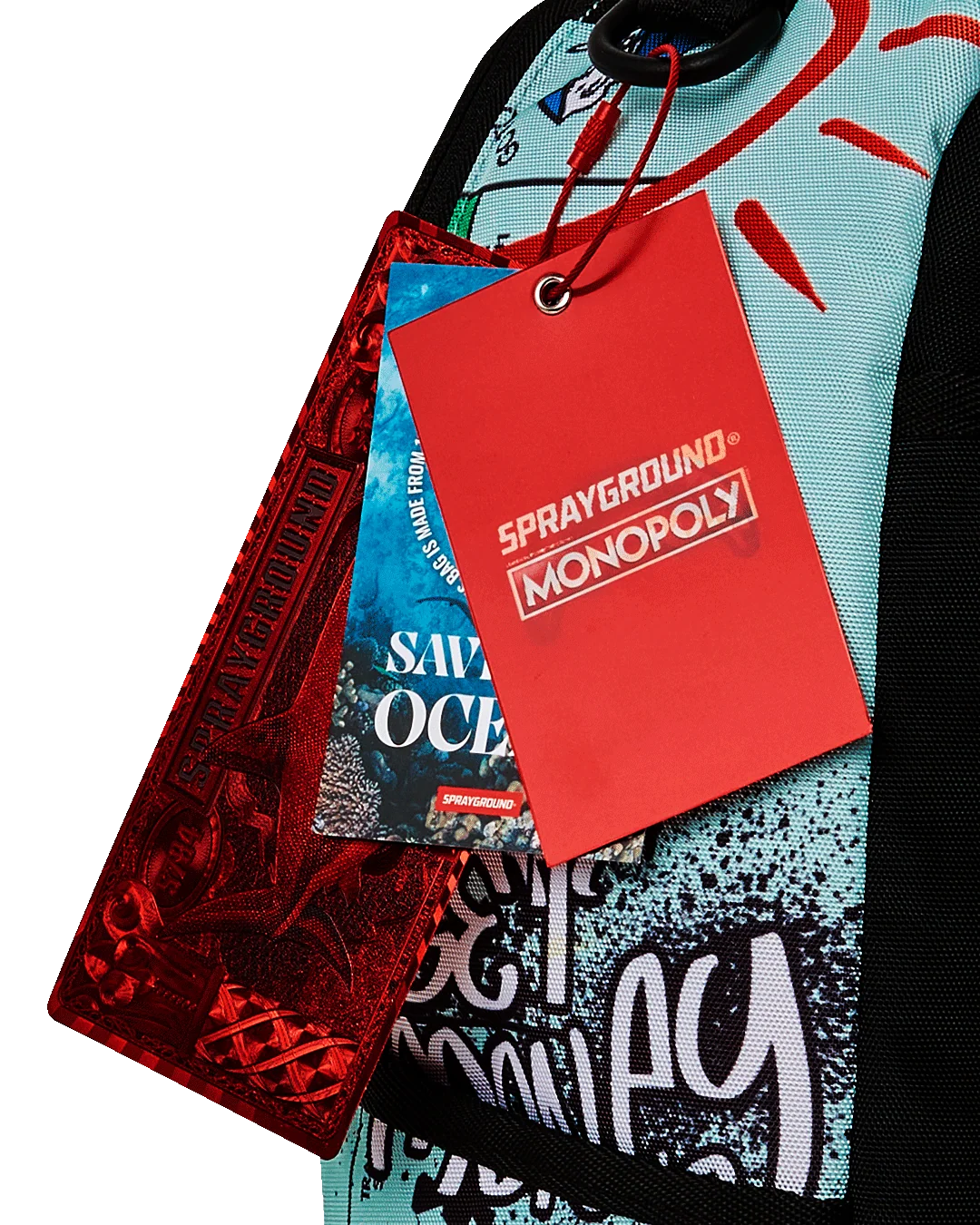 MONOPOLY DO NOT PASS GO DLXSR BACKPACK