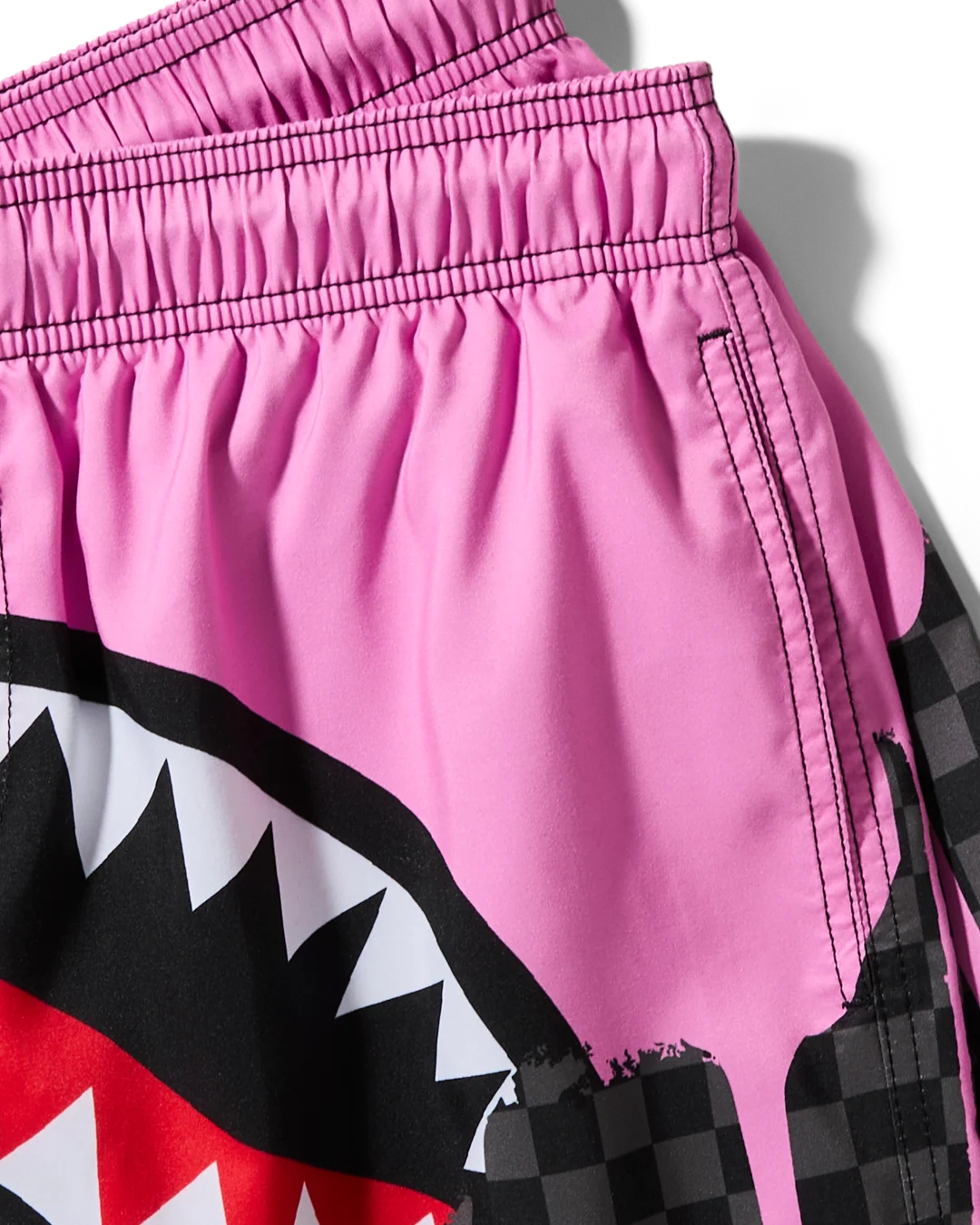OCEAN DRIP CHECK SWIM SHORT