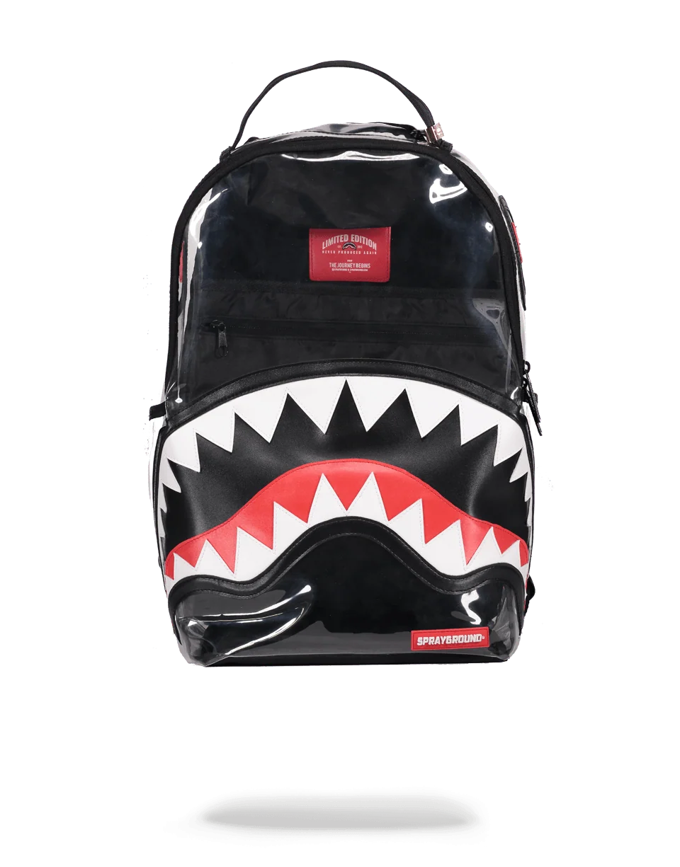20/20 VISION SHARK CLEAR BACKPACK