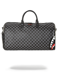 SHARKS IN PARIS (BLACK CHECKERED EDITION) DUFFLE