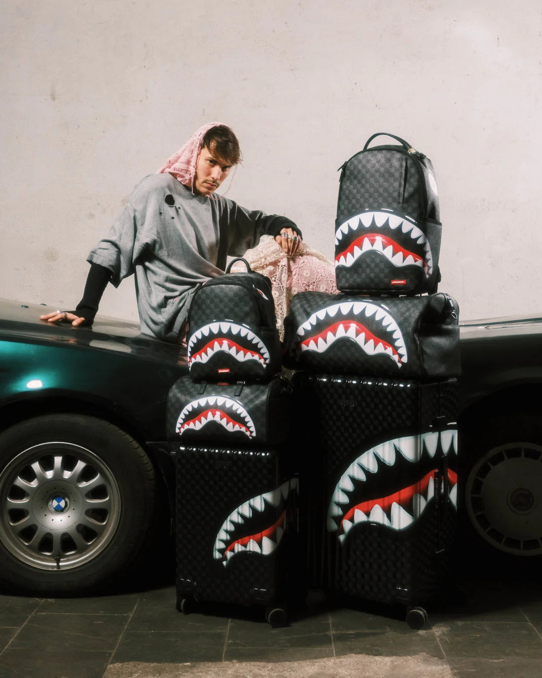 SHARKS IN PARIS HYPER PUFF DUFFLE