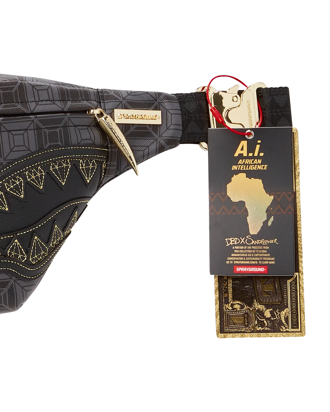 OBSIDIAN STUNNER A.i.6 SANDFLOWER COLLAB SAVVY CROSSBODY