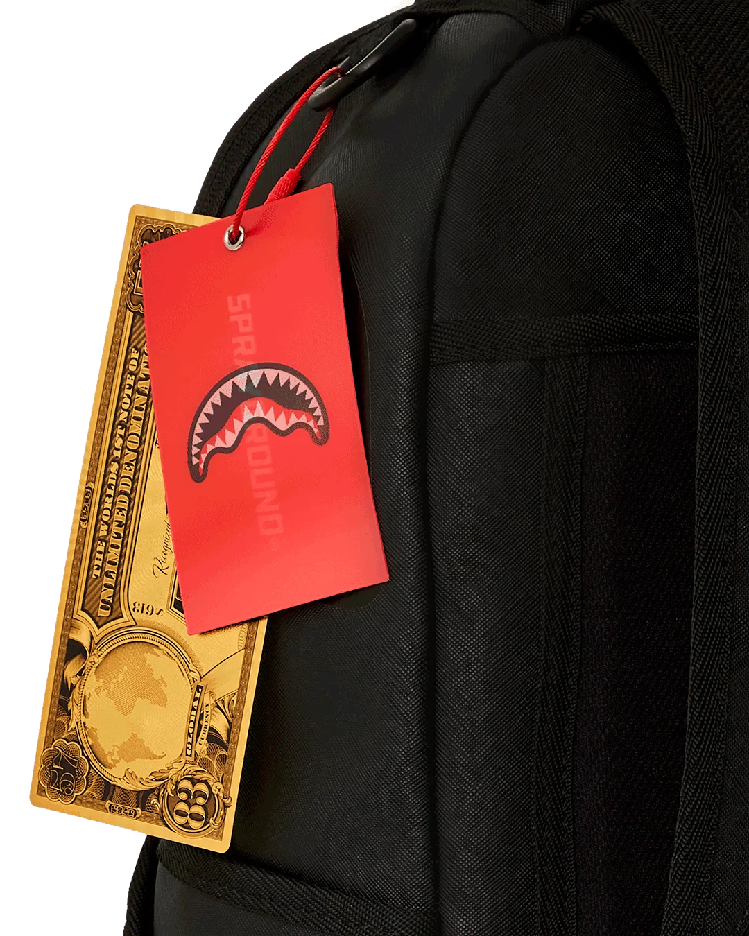 VELCRO SHARK - 3 INTERCHANGEABLE SHARKS BACKPACK (DLXV)