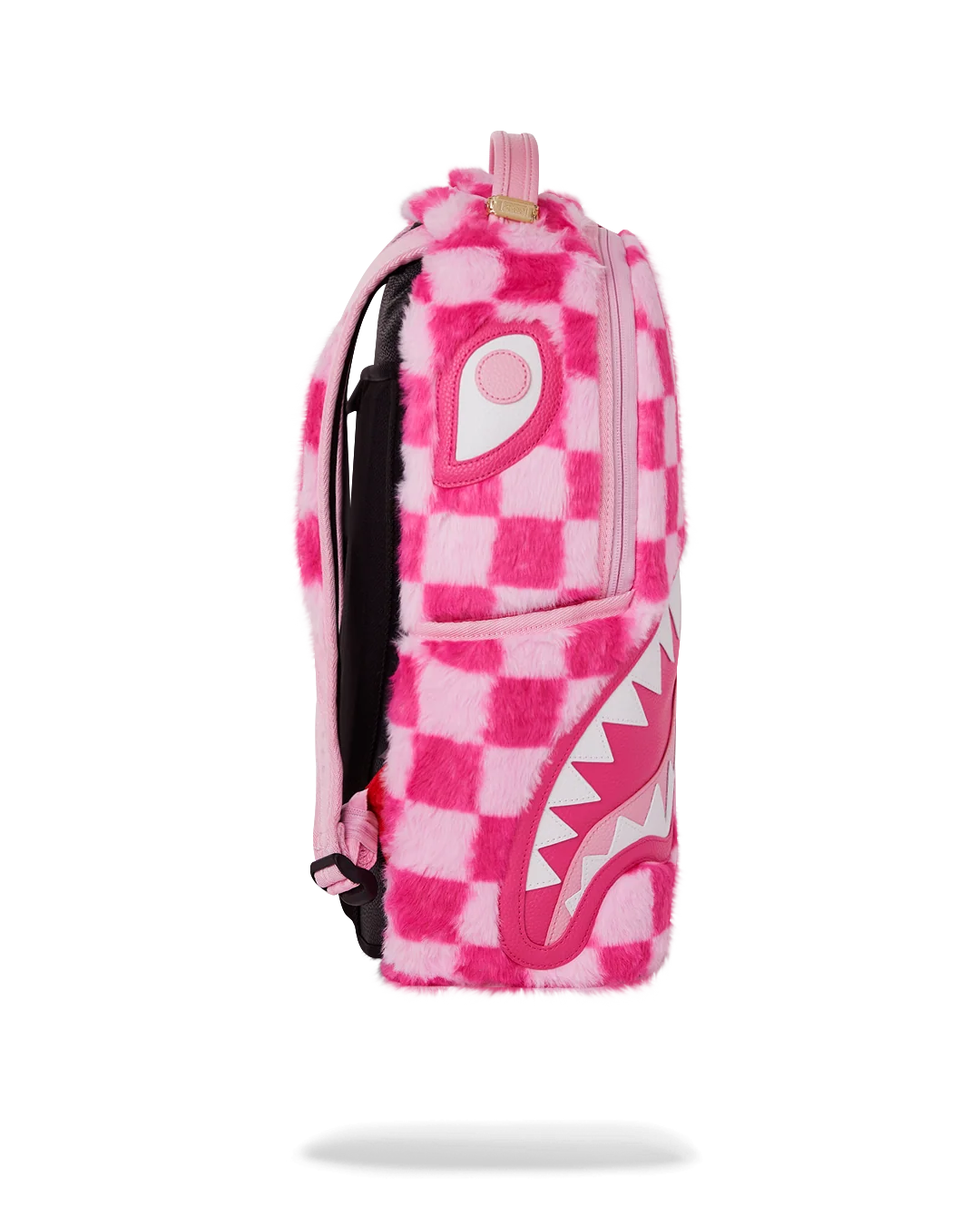 FURZILLA SHARK (PINK CHECK) BACKPACK