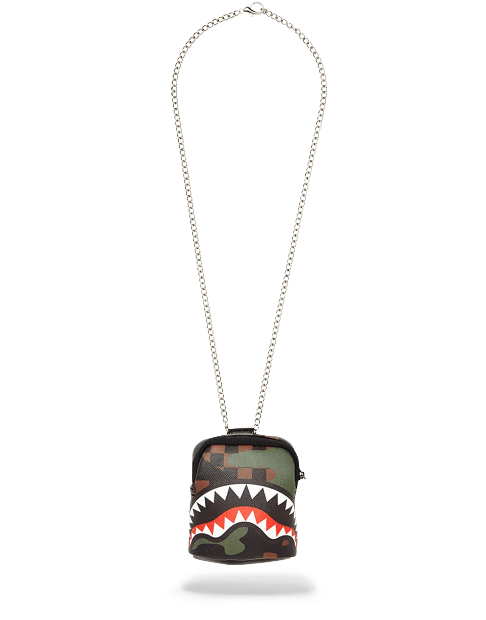 SHARKS IN PARIS (CAMO EDITION) BACKPACK CHAIN
