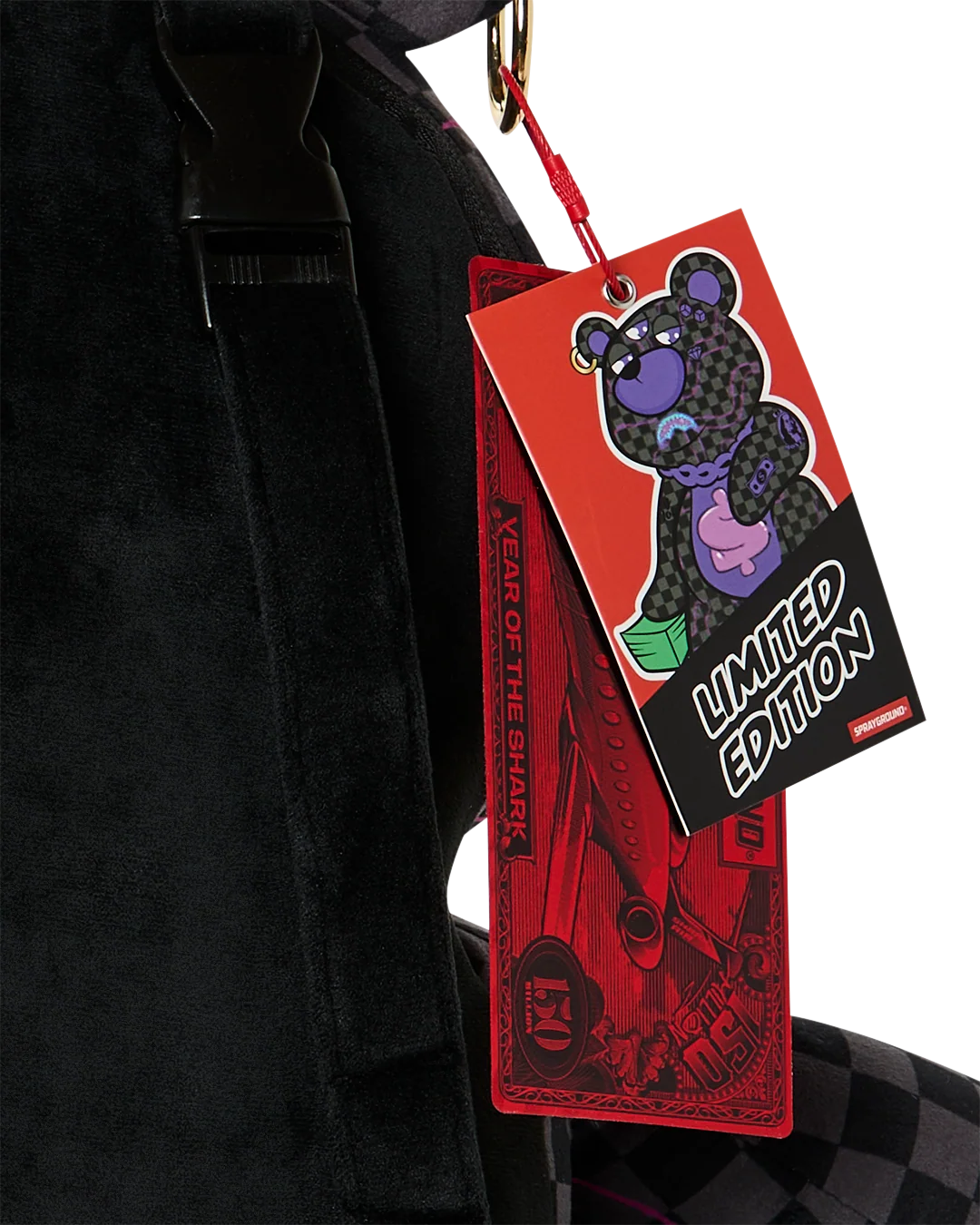 PURPLE SLIME SHARK MONEYBEAR BACKPACK
