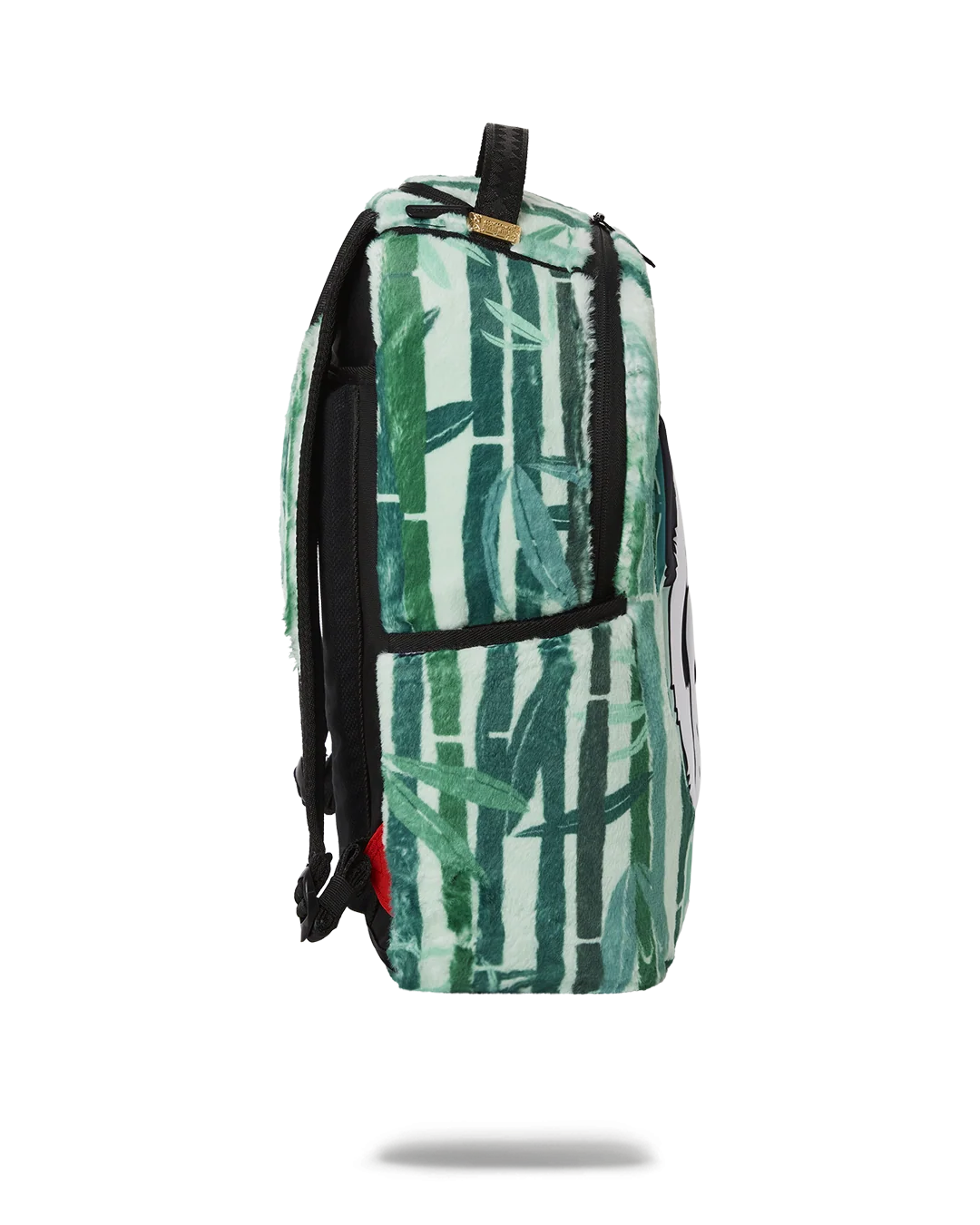 PANDA COZY VELOUR FUR BACKPACK