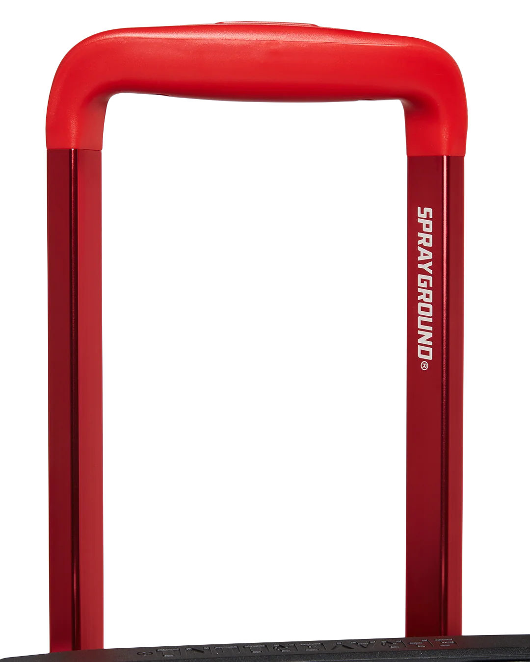 MOLDED SHARKITECTURE RED HARDSHELL CARRY-ON LUGGAGE
