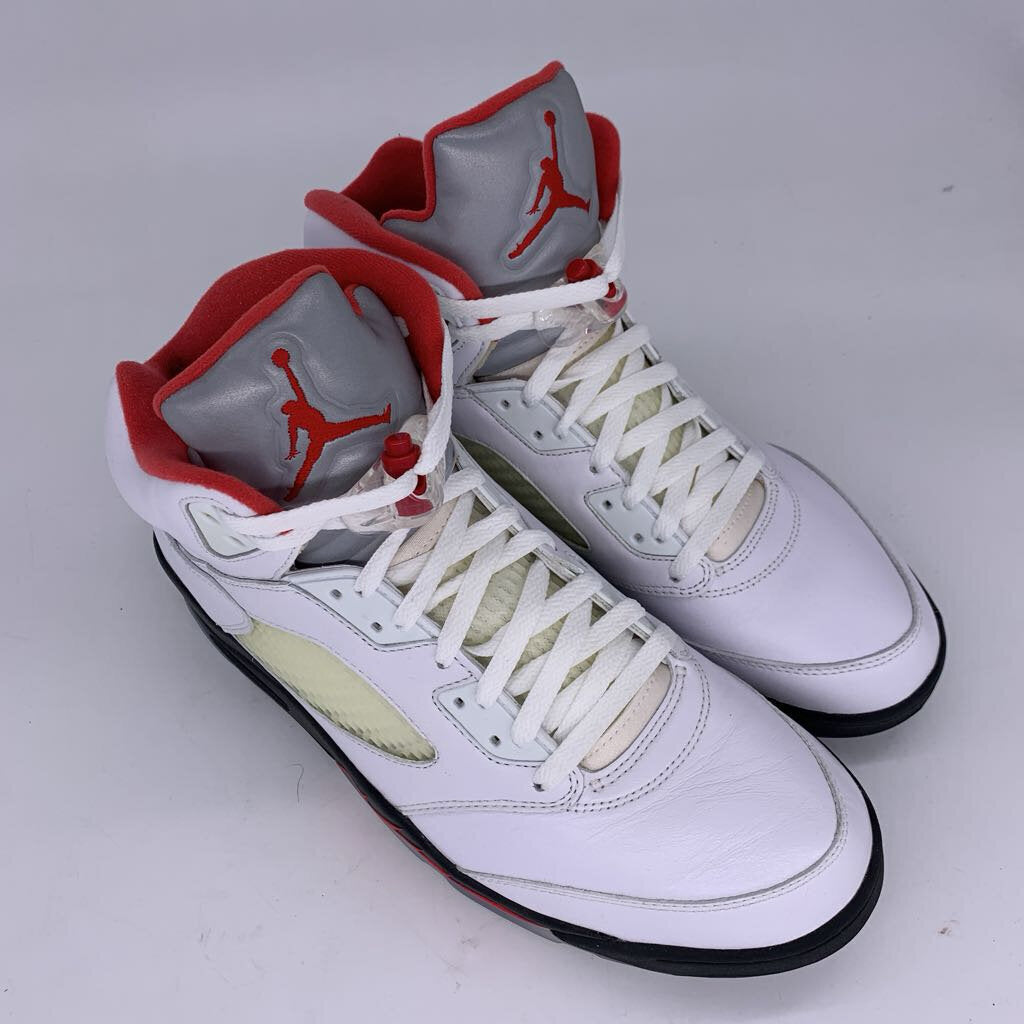 Jordan 5 "White Fire Red" NIB