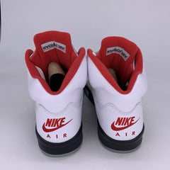 Jordan 5 "White Fire Red" NIB
