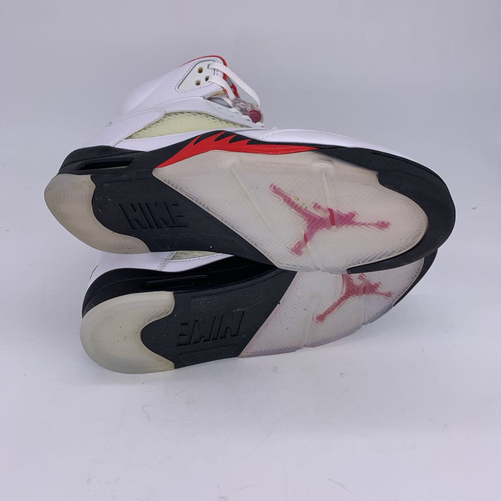 Jordan 5 "White Fire Red" NIB