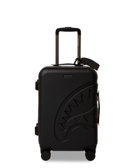 REALITY CHECK SHARKITECTURE CARRY-ON JETBLACK LUGGAGE (GUNMETAL HARDWARE)