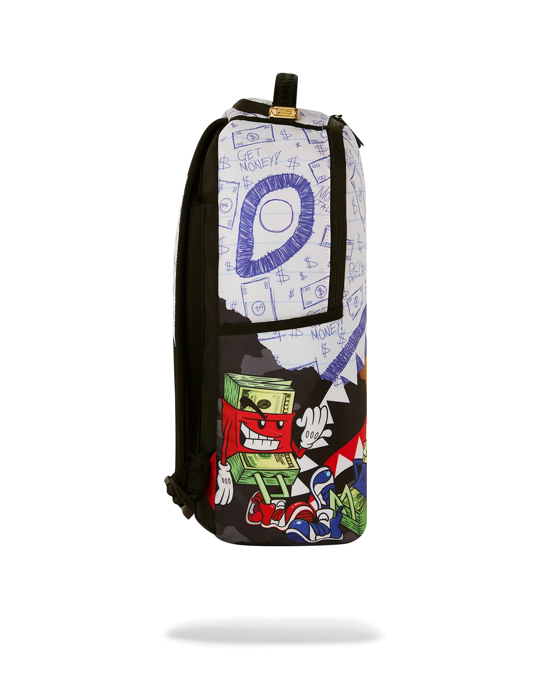 MEAN MONEY COLLAGE BACKPACK