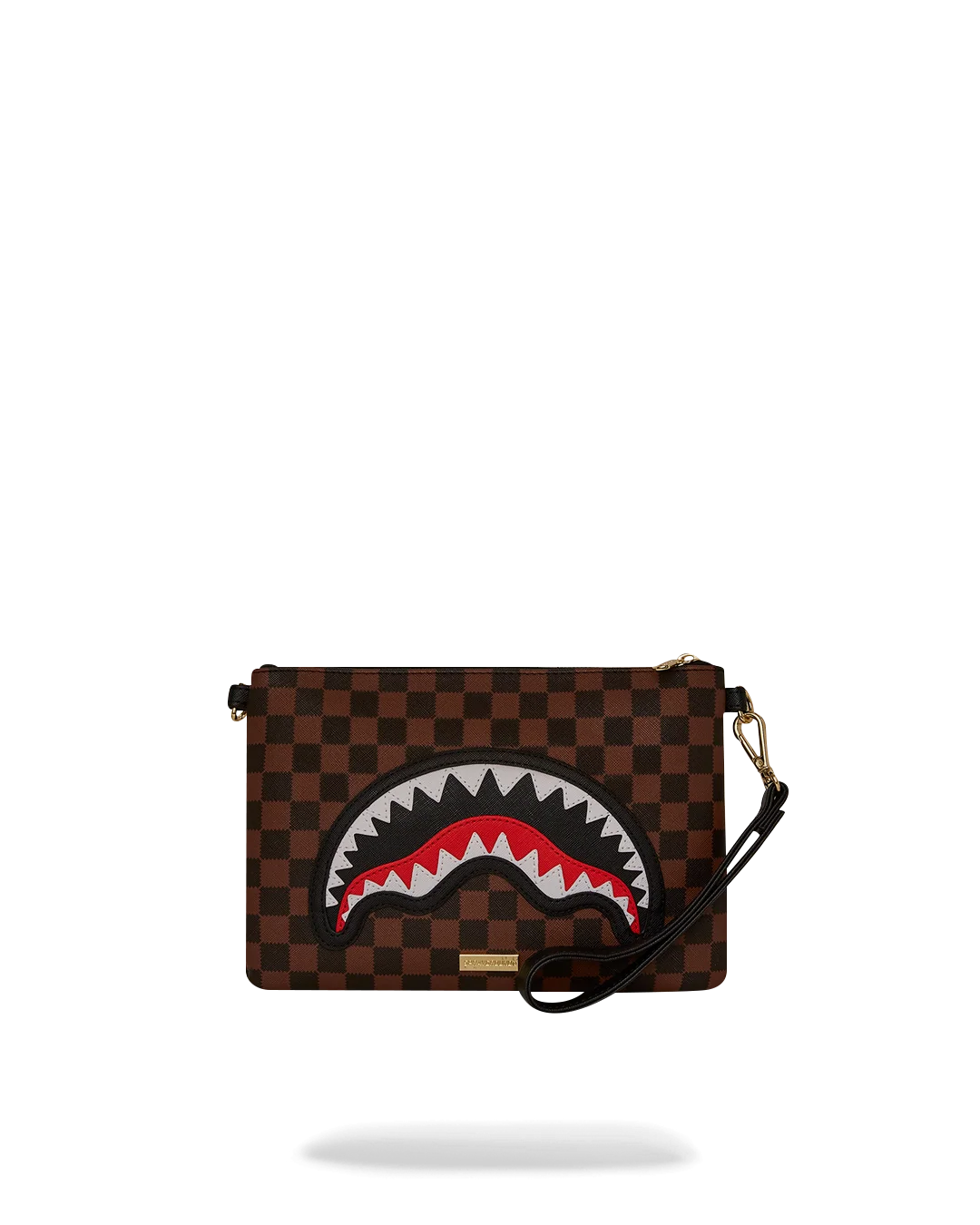 SAWTOOTH SHARKS IN PARIS CROSSOVER CLUTCH