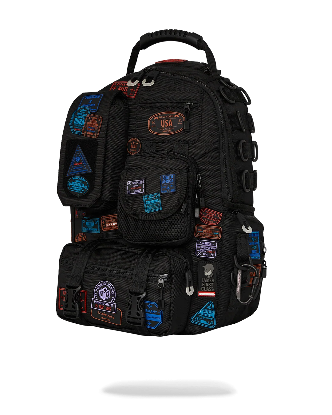 JAMES FIRST CLASS I GOT THESE STAMPS BACKPACK