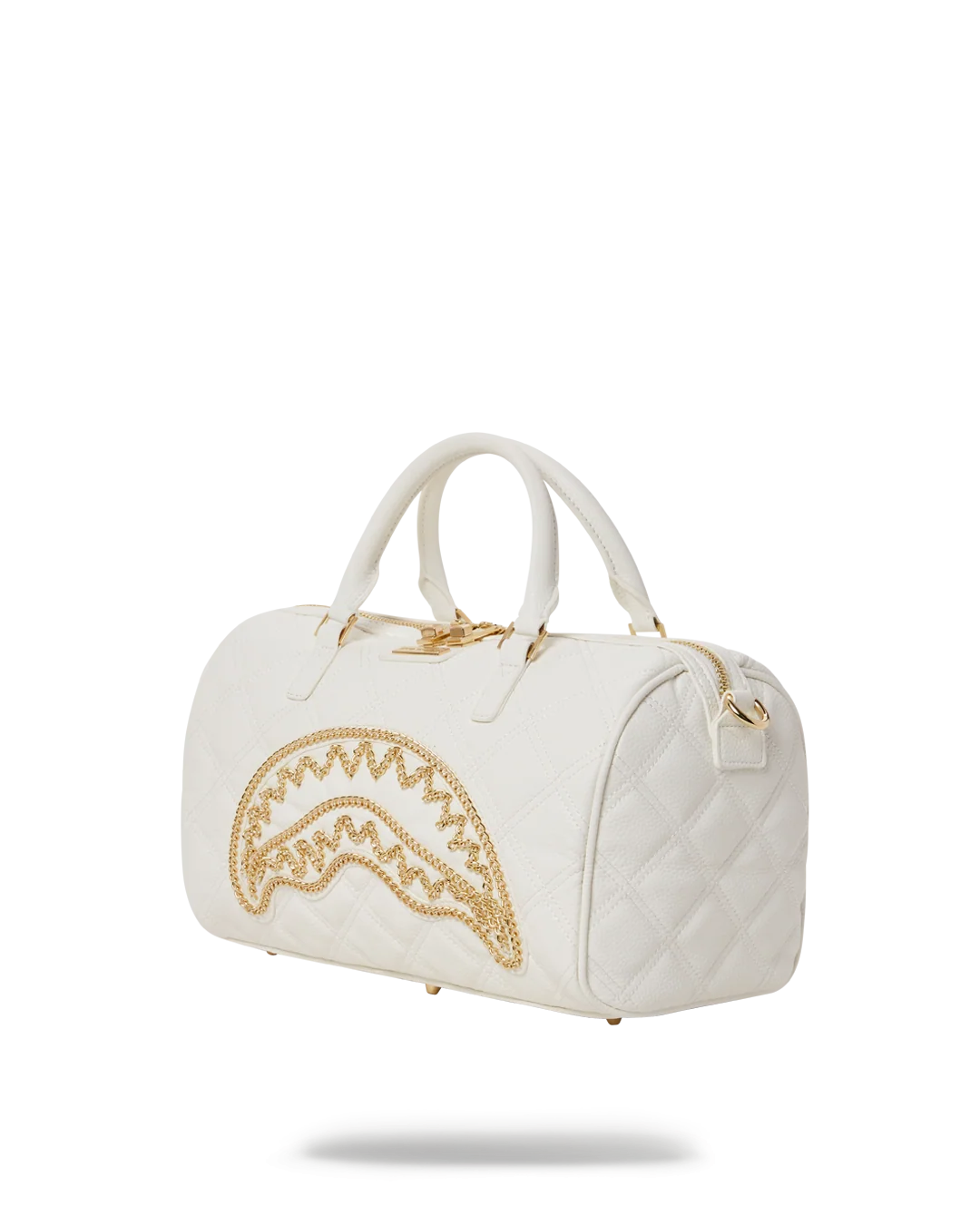 RIVIERA LE BLANC GOLD CHAIN SHARK MINI DUFFLE