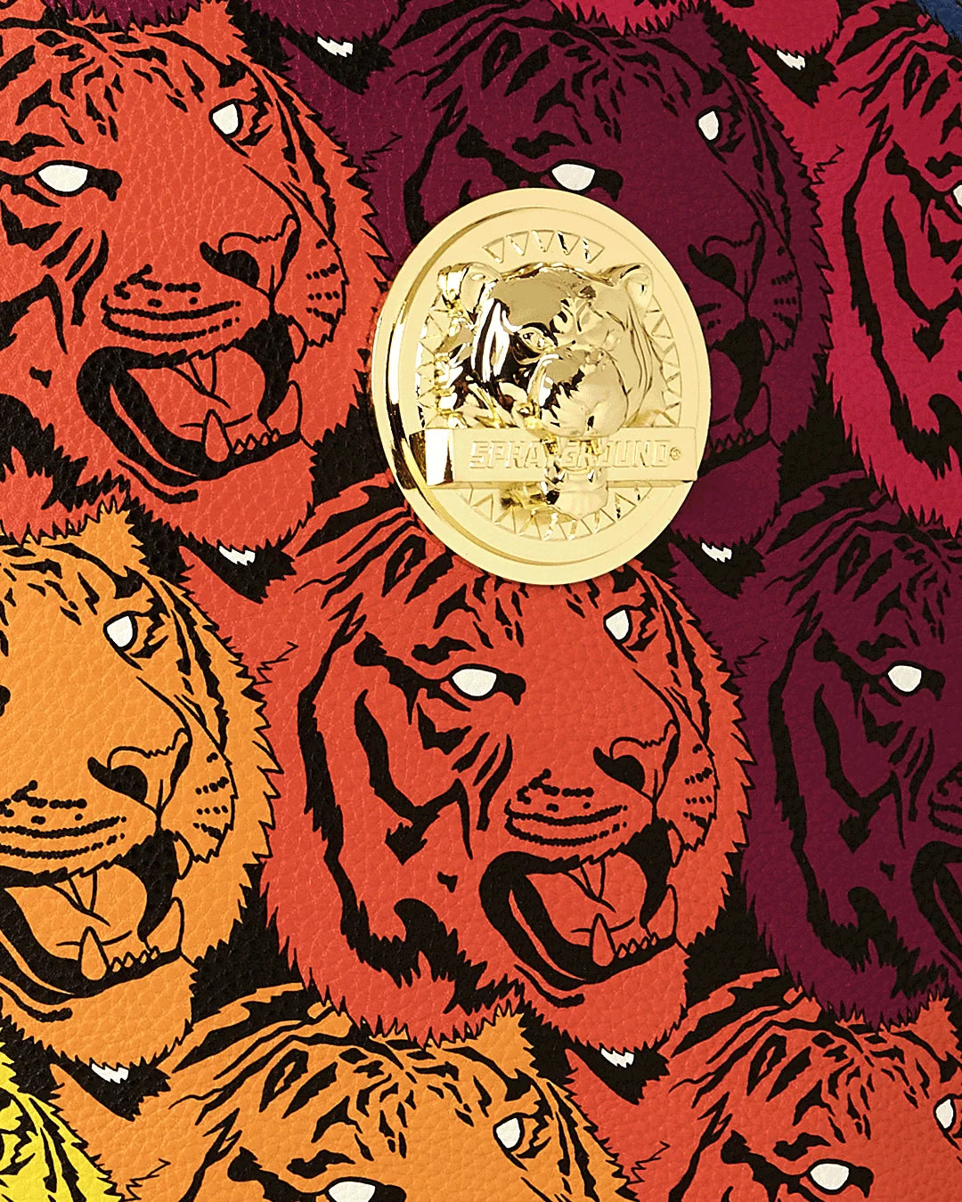 TIGER ROAR GOLD PLATED BACKPACK