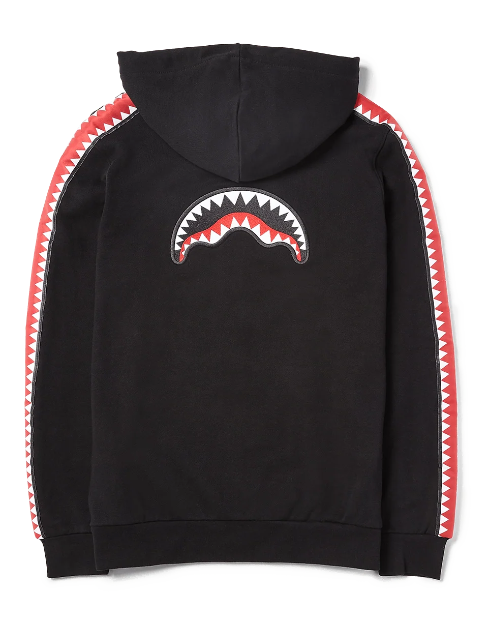 SHARKTRACK SPUCCI ZIPUP HOODIE (BLACK)