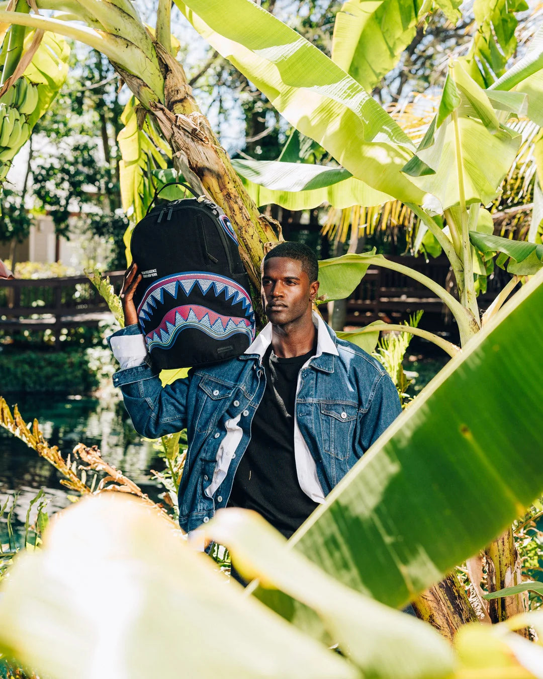 A.I. AFRICAN INTELLIGENCE BORN AND RAISED BACKPACK - SANDFLOWER COLLAB