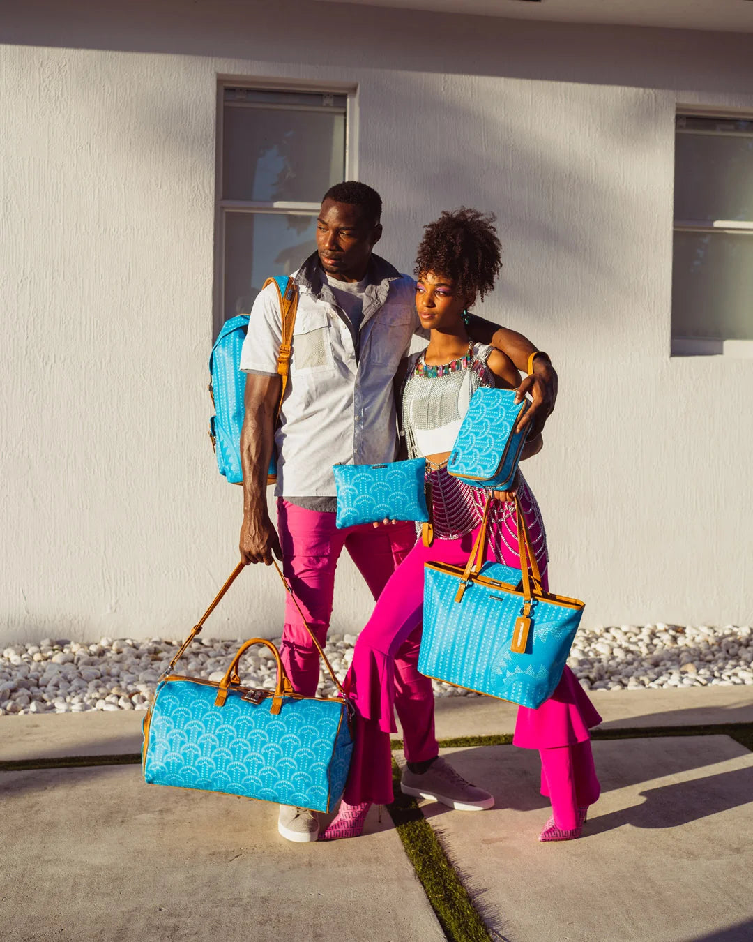 ILLUCHAINS TURQ TOTE