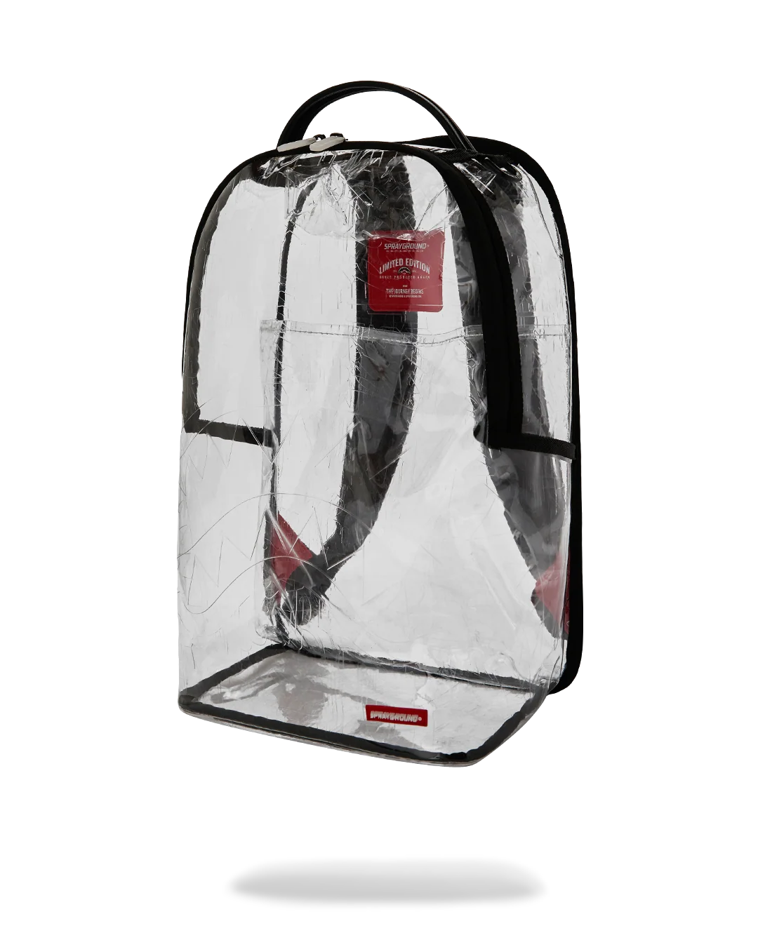 FULLY CLEAR EMBOSSED BOSS BACKPACK
